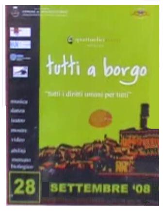 LOCANDINA TUTTI AL BORGO